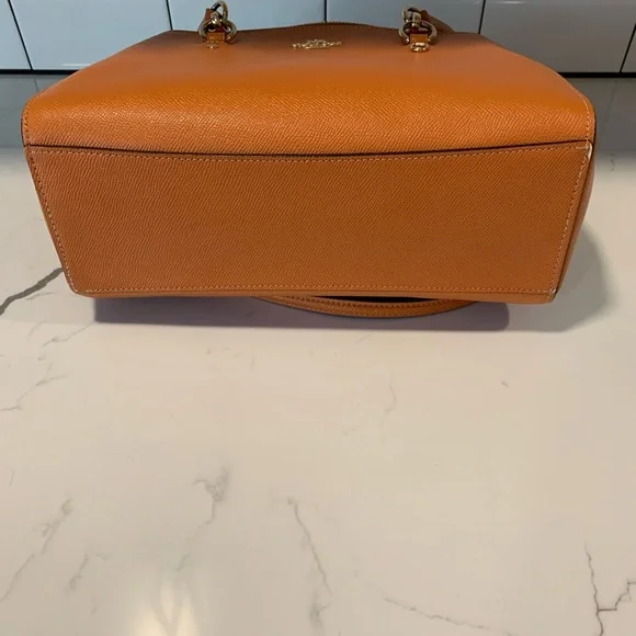 Coach Orange Leather Handbag - Picture 4 of 4